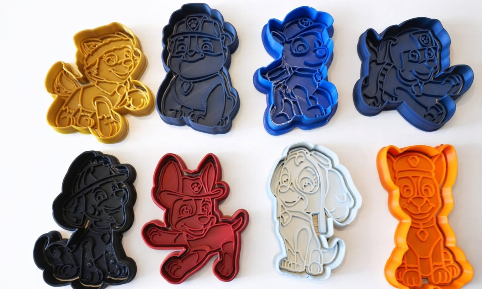 Uitsteekvormpjes paw patrol