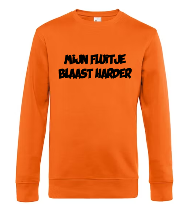 Mijn fluitje blaast harder sweater