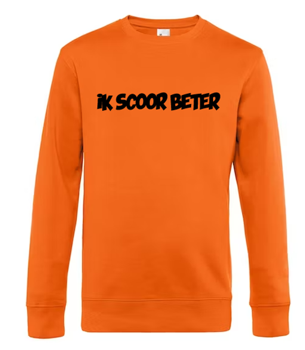 Ik scoor beter sweater