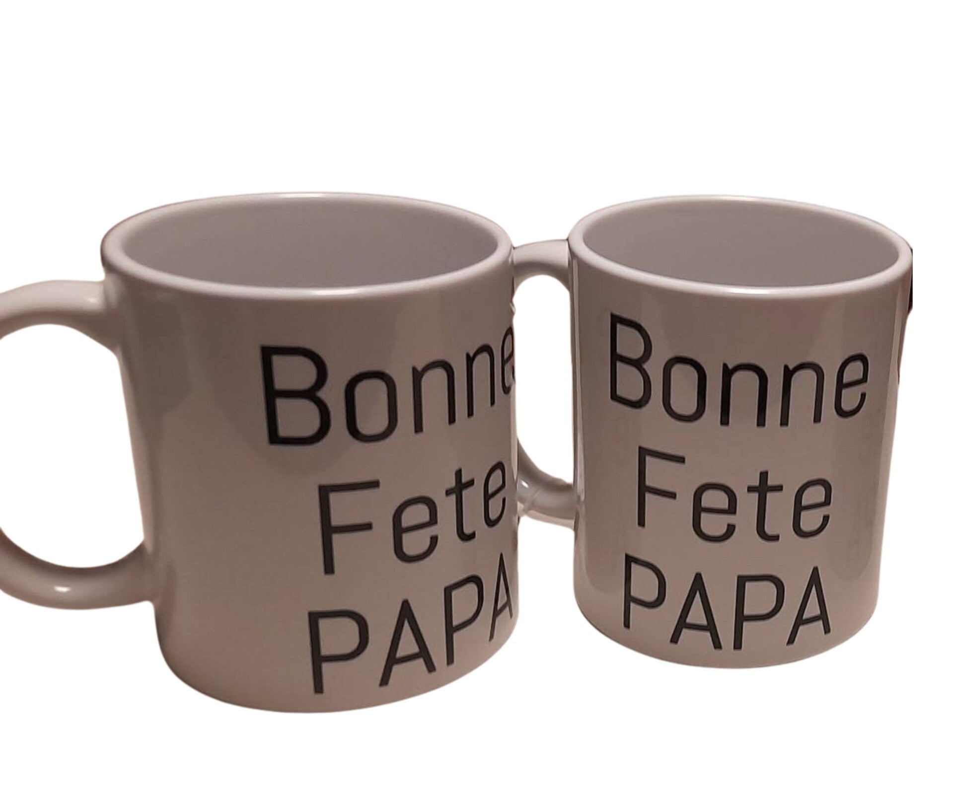 Mug blanc simple personnaliser avec écriture