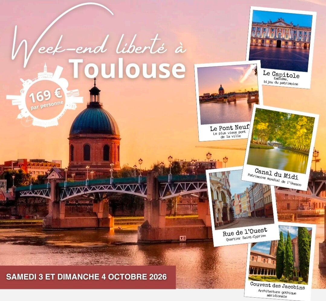 🌸 WEEK-END LIBERTÉ À TOULOUSE 🌸