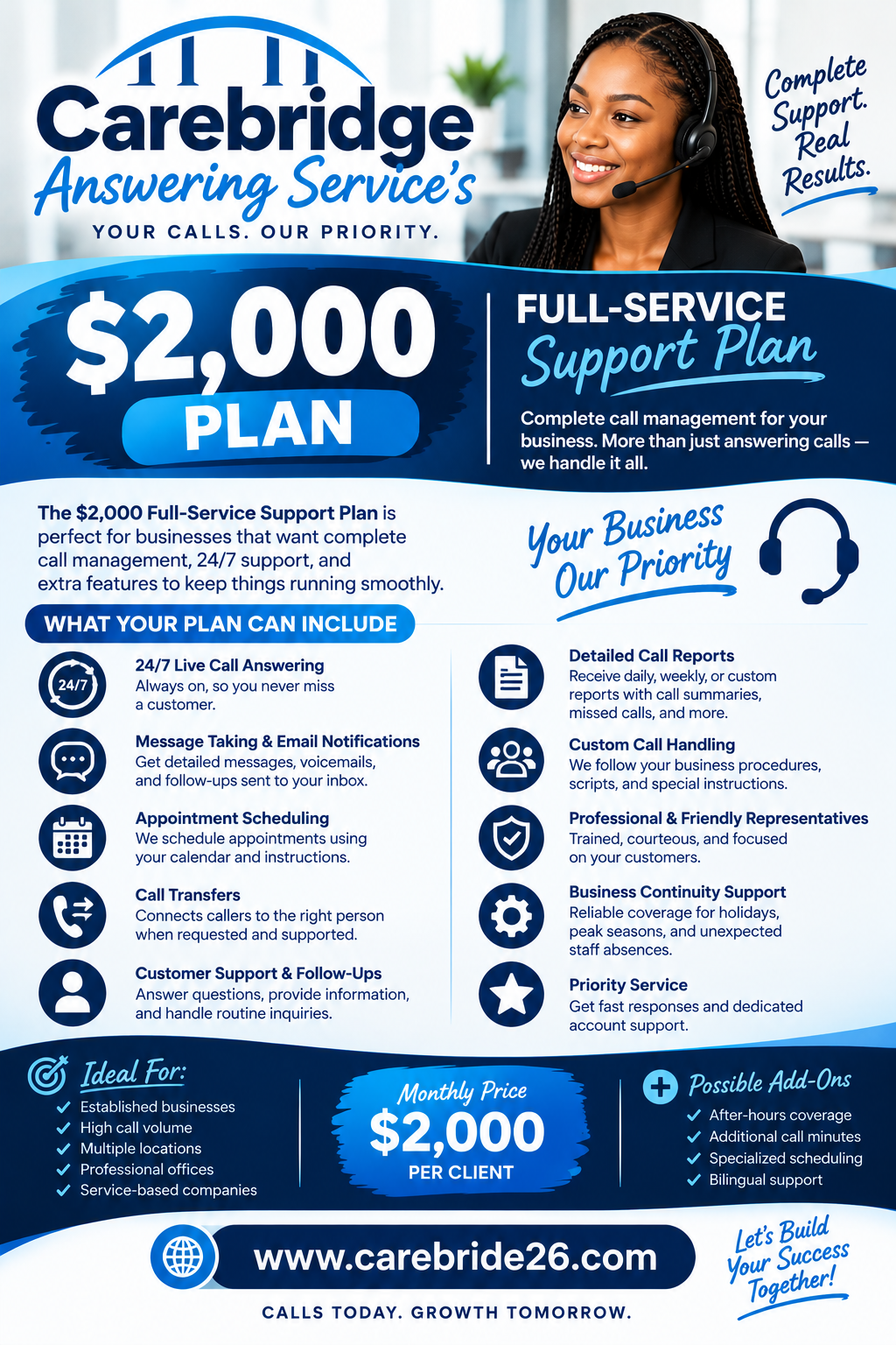Full-Service Support Plan