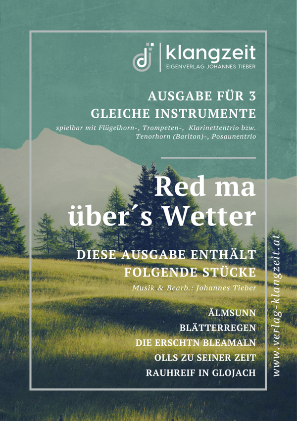 Ausgabe "Red ma über´s Wetter" | für 3 gleiche Instrumente