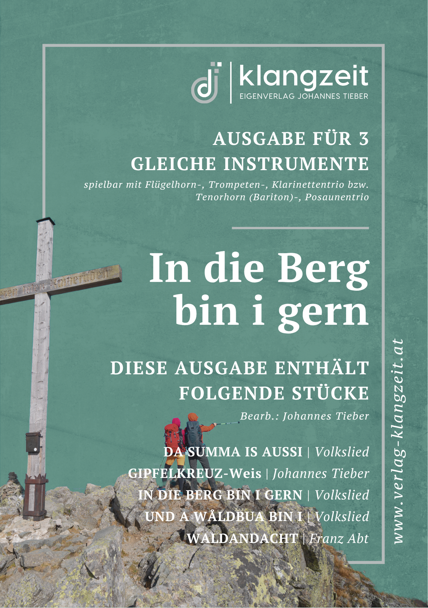 Ausgabe "In die Berg bin i gern" | für 3 gleiche Instrumente