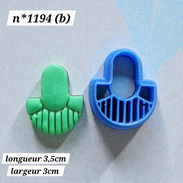 Emporte pièce , cutter clay