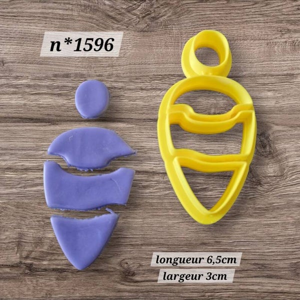Emporte pièce , cutter clay