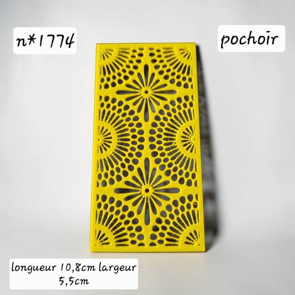 pochoir pour pâte polymer