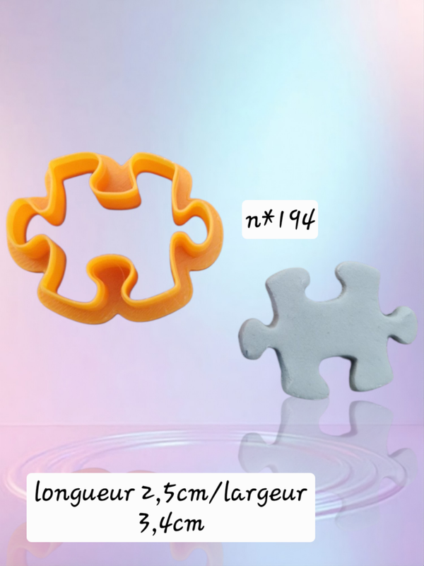 Emporte pièce , cutter clay