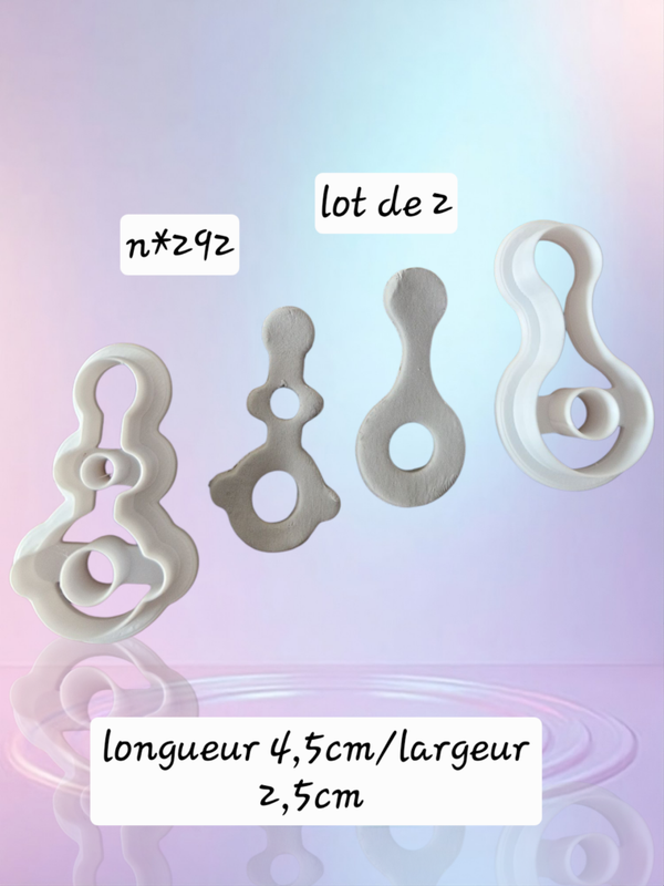 Emporte pièce , cutter clay