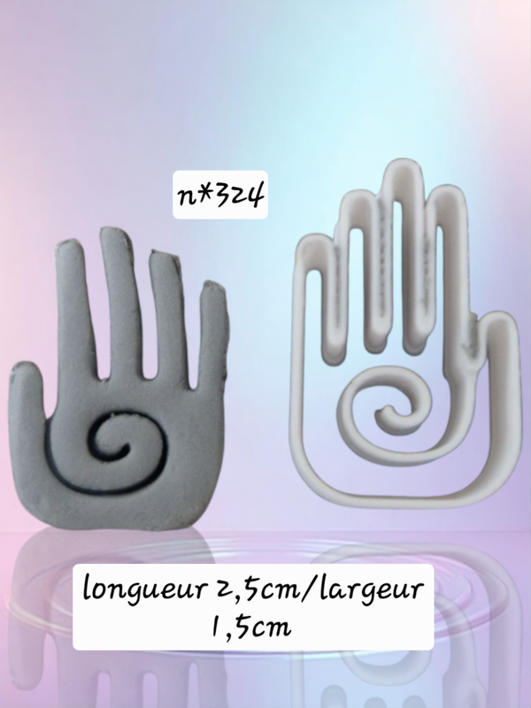 Emporte pièce , cutter clay