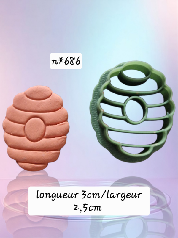 Emporte pièce , cutter clay
