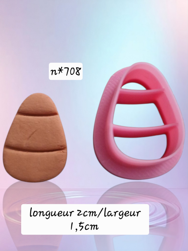 Emporte pièce , cutter clay