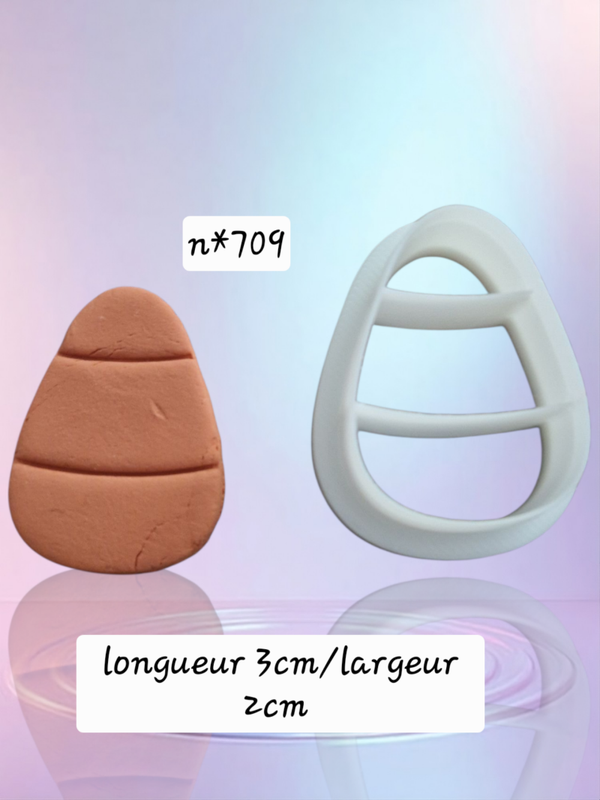 Emporte pièce , cutter clay