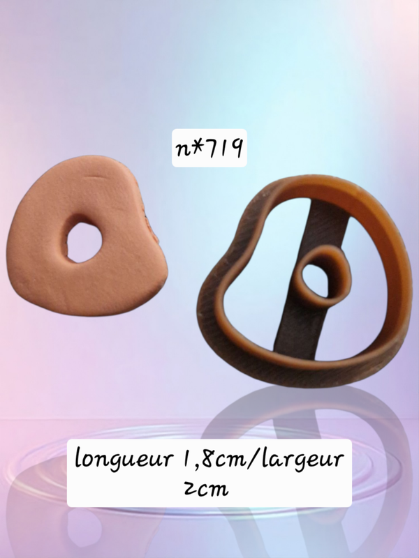 Emporte pièce , cutter clay