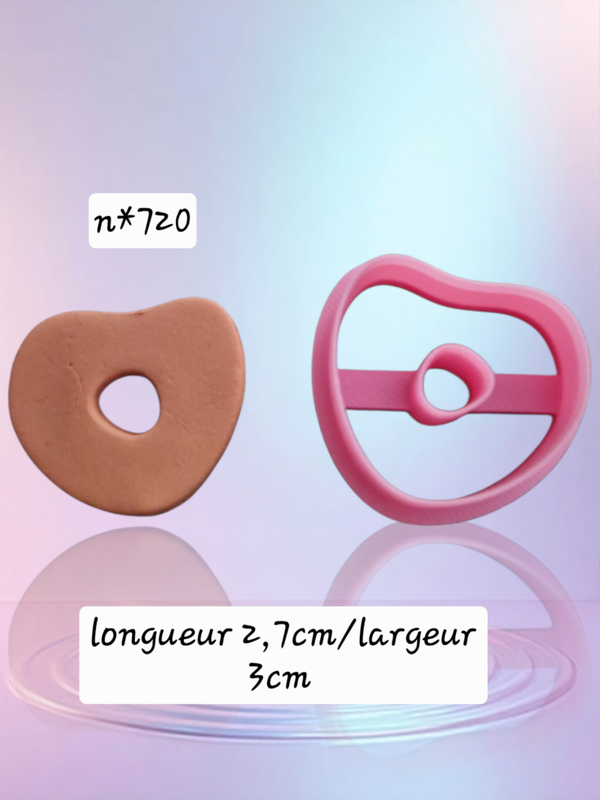 Emporte pièce , cutter clay