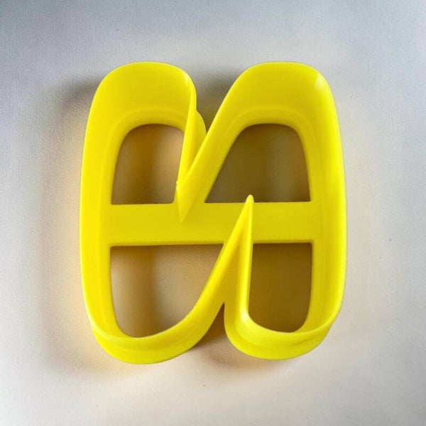 Emporte pièce , cutter clay, lettre bulle (N)