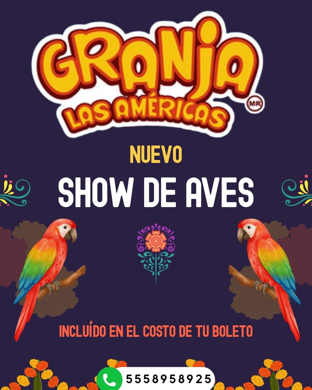 Acceso a Granja las Américas todo incluído