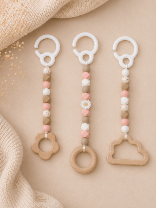 Activiteitenhanger set - madelief roze