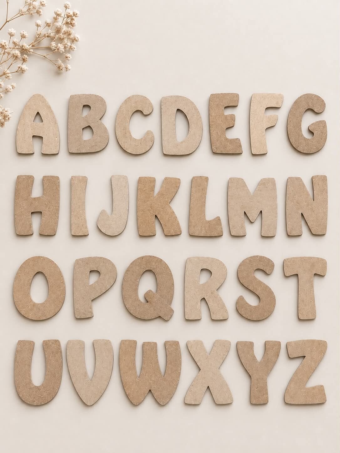Gepersonaliseerde houten naamletters