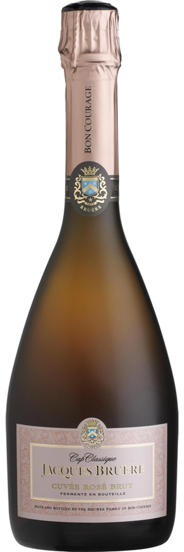 Bon Courage - Jacques Bruére Cuvée Rosé Brut MCC 2015