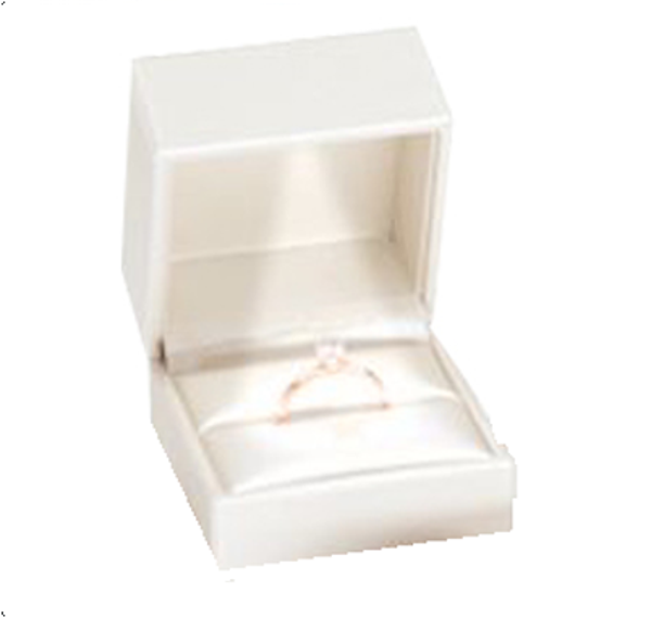 Ringdoosje LED luxe lederlook