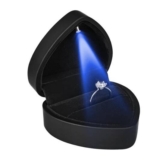 Ringdoosje LED hartje