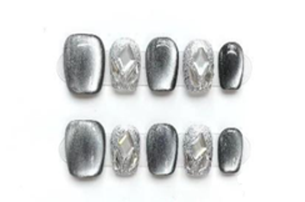 cat eye grijs  (kort)