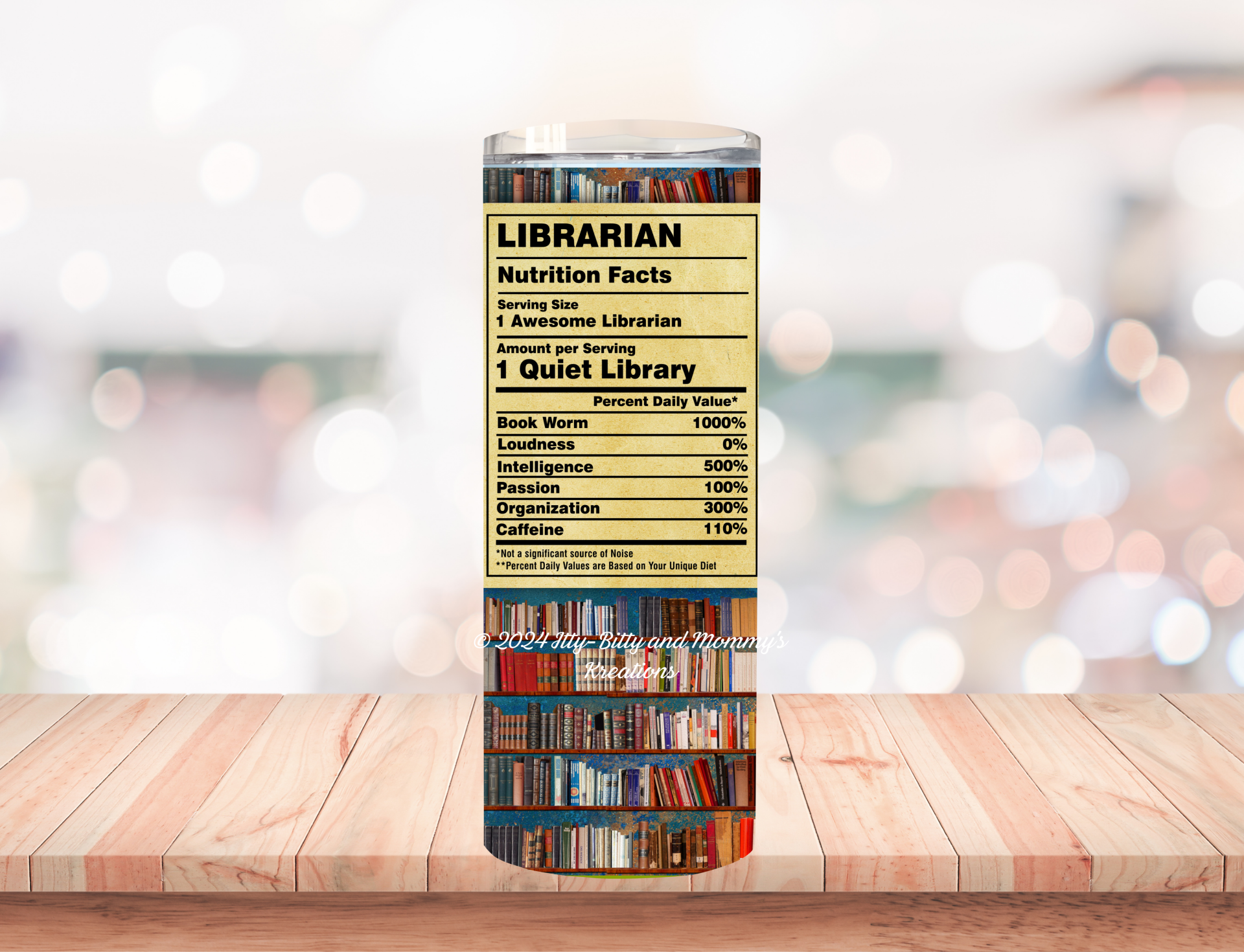 librarian tumbler