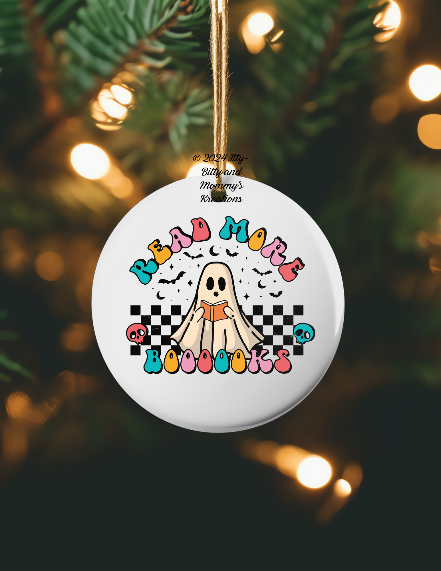 read more boooks! ornament