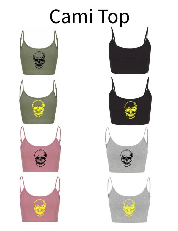 Cami Top Totenkopf 2
