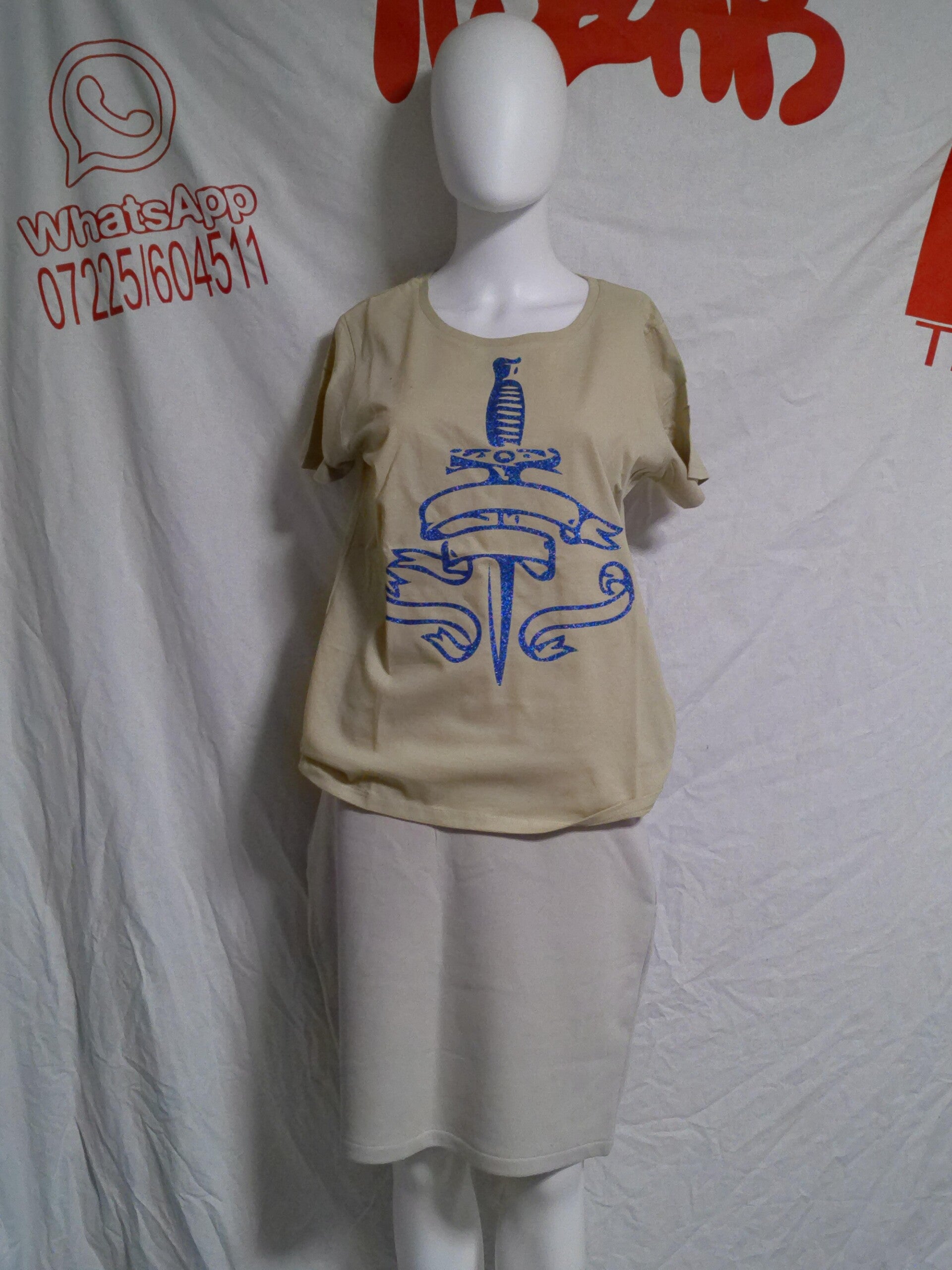 Herren T-Shirt Dolch 4