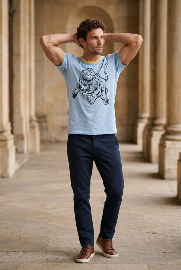 Herren T-Shirt Löwe 0