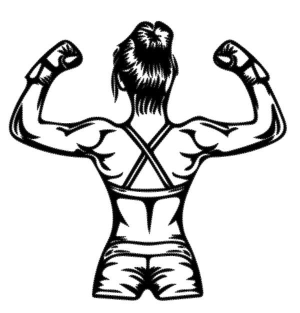 Frauen T-Shirt Fitness Dame 8