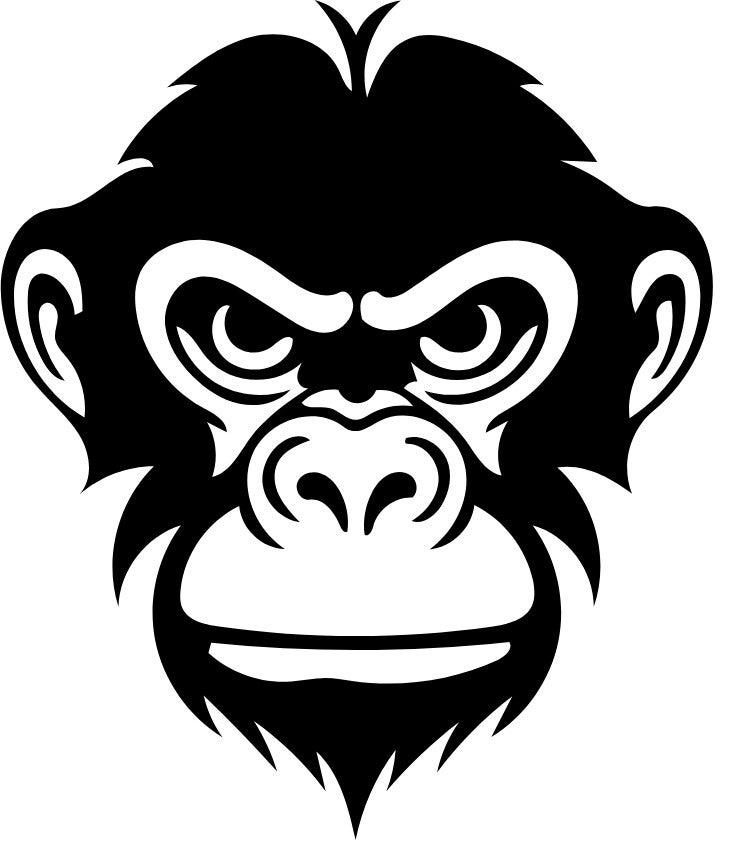 Frauen T-Shirt Affe 3