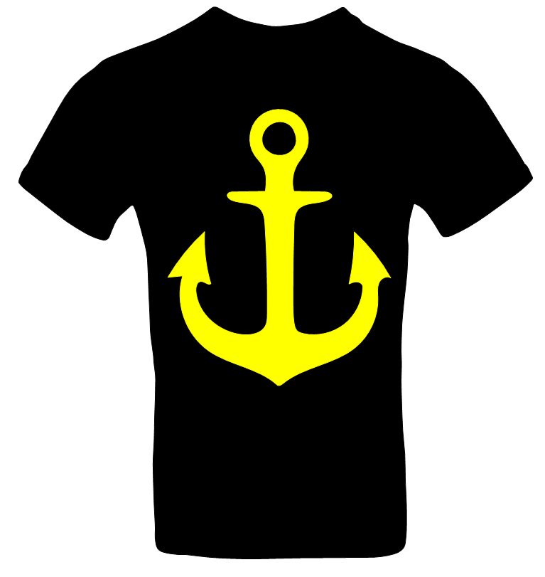 Frauen Anker 3 T-Shirt Glitzer