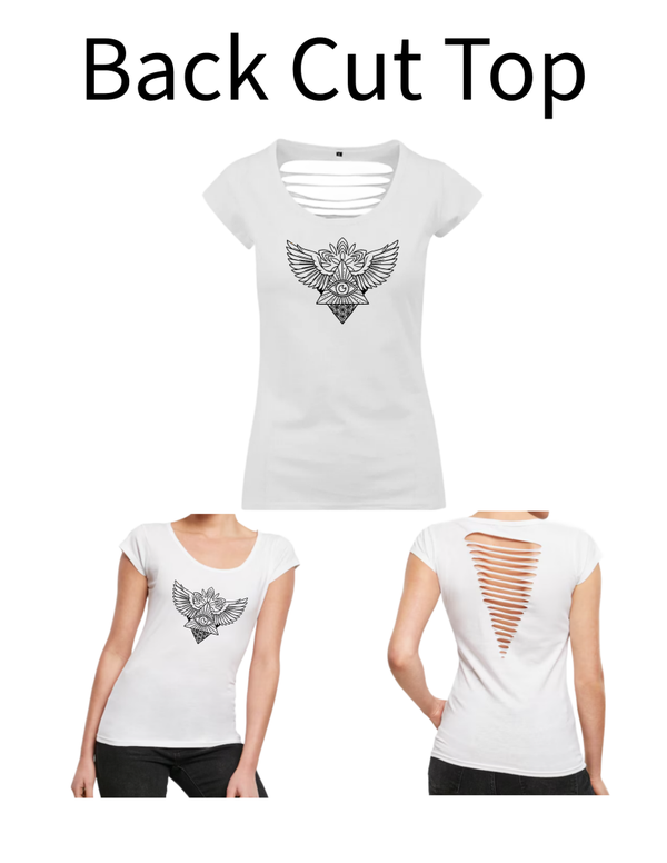 Back Cut Top Engelsflügel mit Pyramide 1