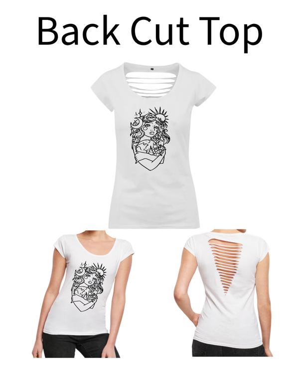 Back Cut Top Frau 4