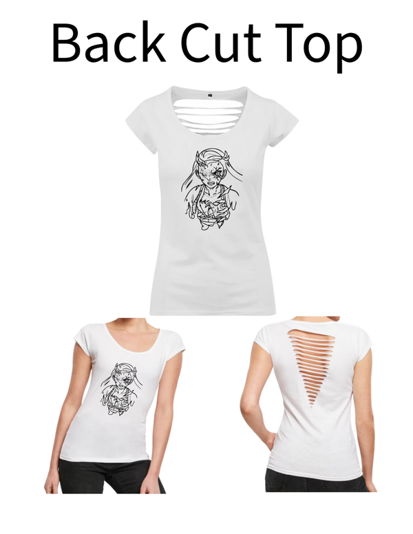 Back Cut Top Frau 6