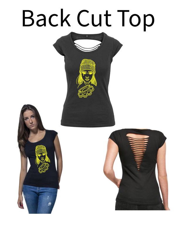 Back Cut Top Frau 8