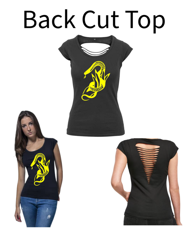 Back Cut Top Hand mit Schlange 1