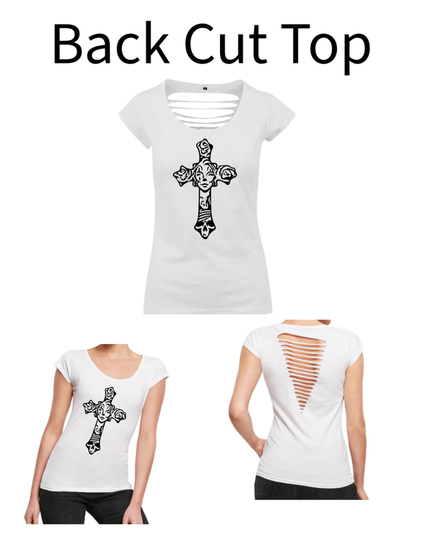 Back Cut Top Kreuz 1