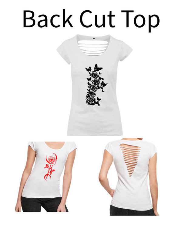 Back Cut Top Rose 12