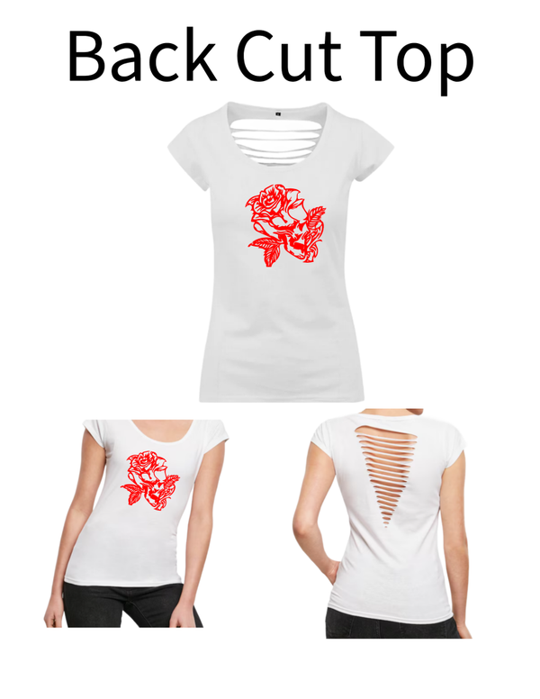Back Cut Top Rose 13