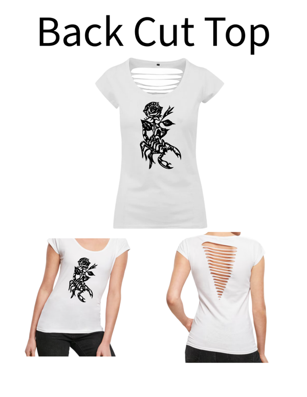Back Cut Top Rose 14