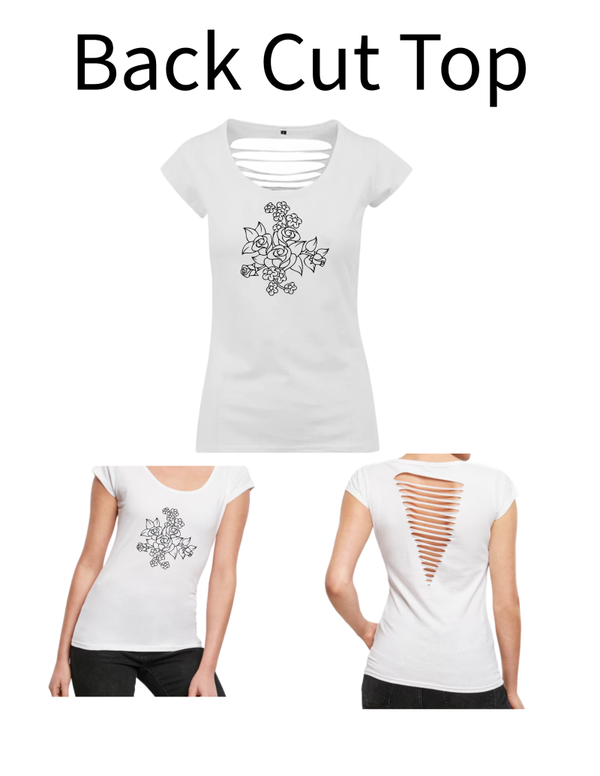 Back Cut Top Rose 7
