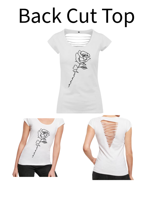 Back Cut Top Rose 9