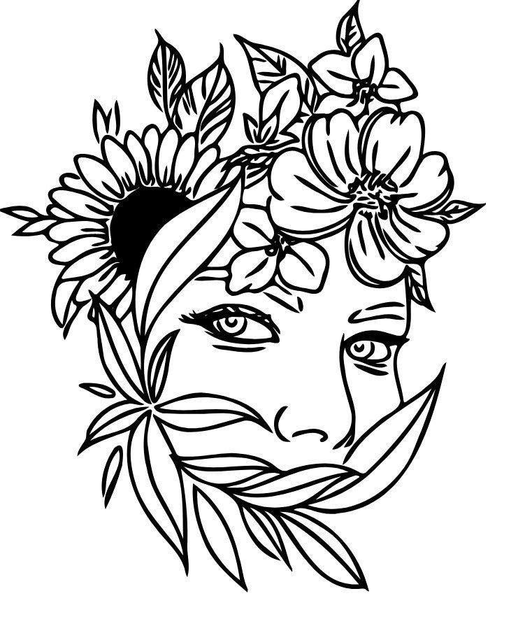 Kinder Blume Dame 1 T-Shirt