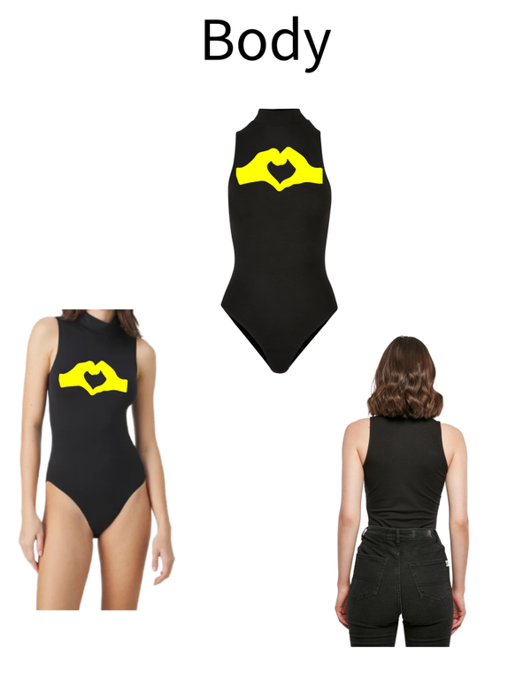 Turtleneck Body Hand Herz 1