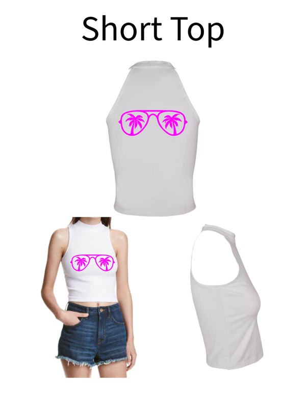 Turtleneck Short Top Brille 2