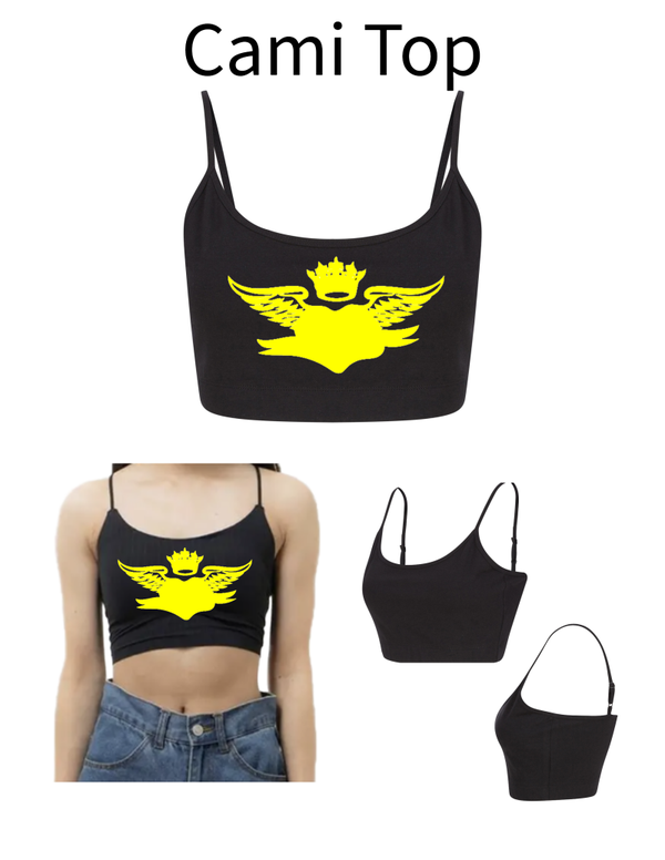 Cami Top  Engelsflügel mit Herz 1